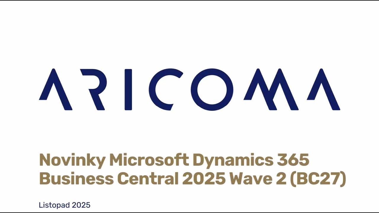Podzimní novinky Dynamics 365 Business Central Wave 2 2025