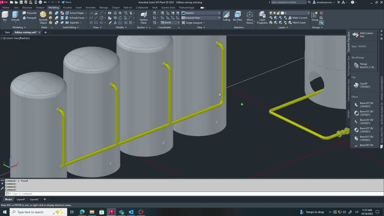 AdBlue System 3D Modeling – Valves, Filters & Pump Layout | Episode 4