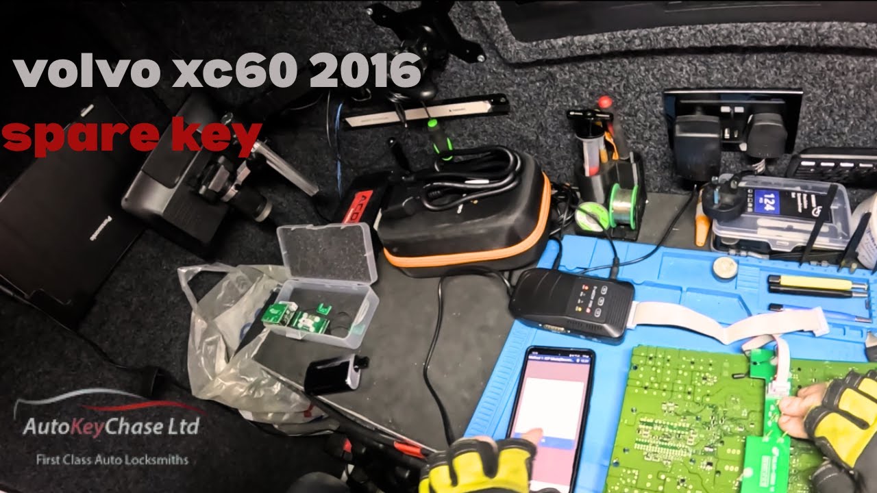 VOLVO  XC60 2016 SPARE KEY PROGRAMMING PROCESS USING ACDP.