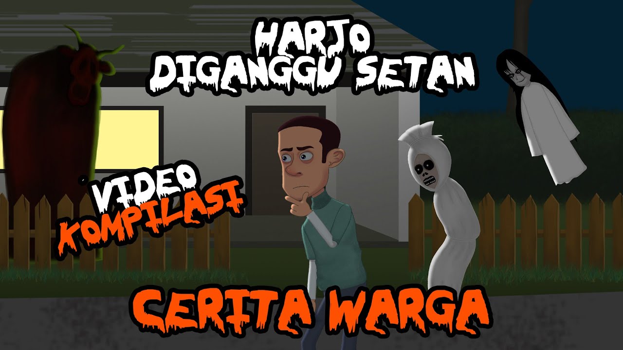 #CeritaWarga - kompilasi video horor | Animasi Horor | Cerita Misteri