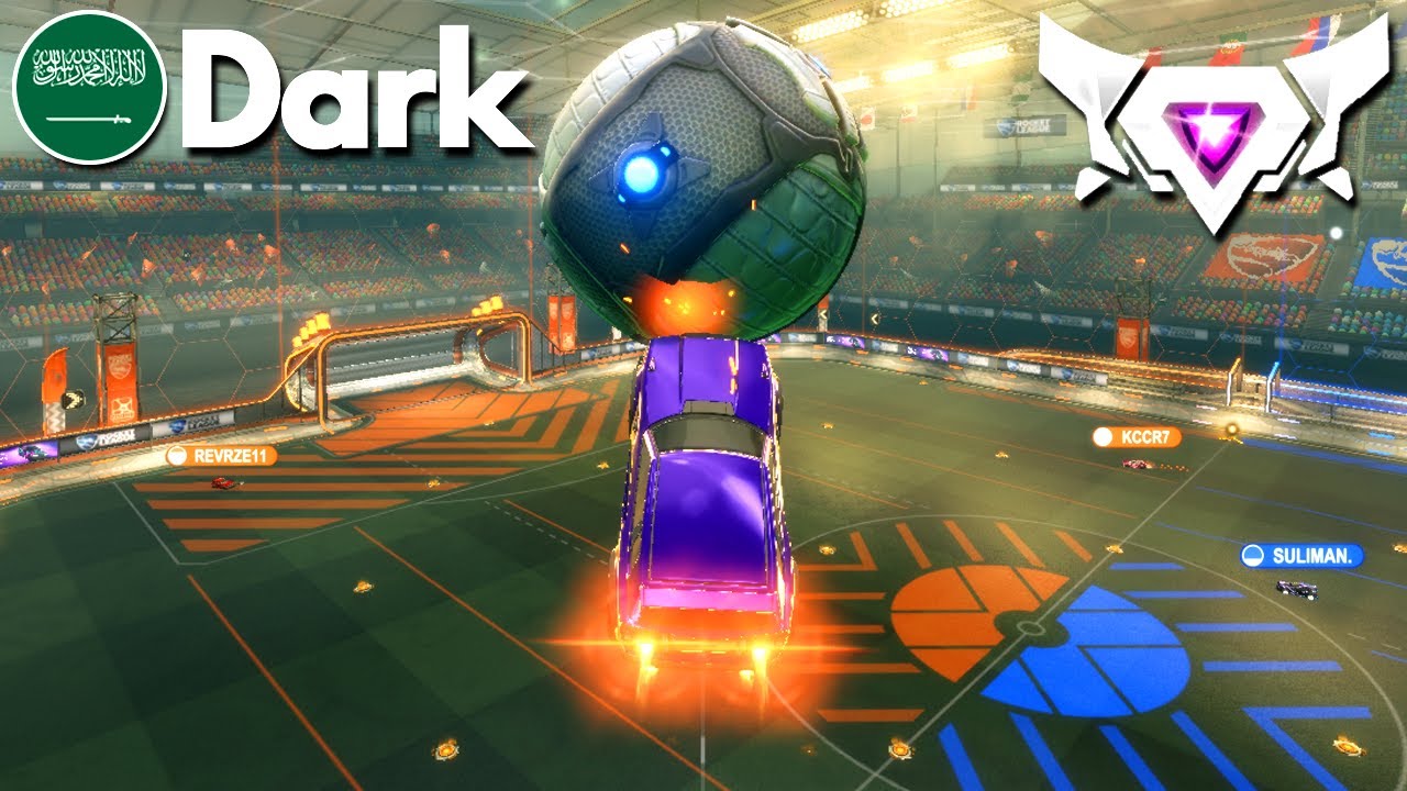 DARK has 200IQ MECHANICS in Rocket League! (SSL 2v2)