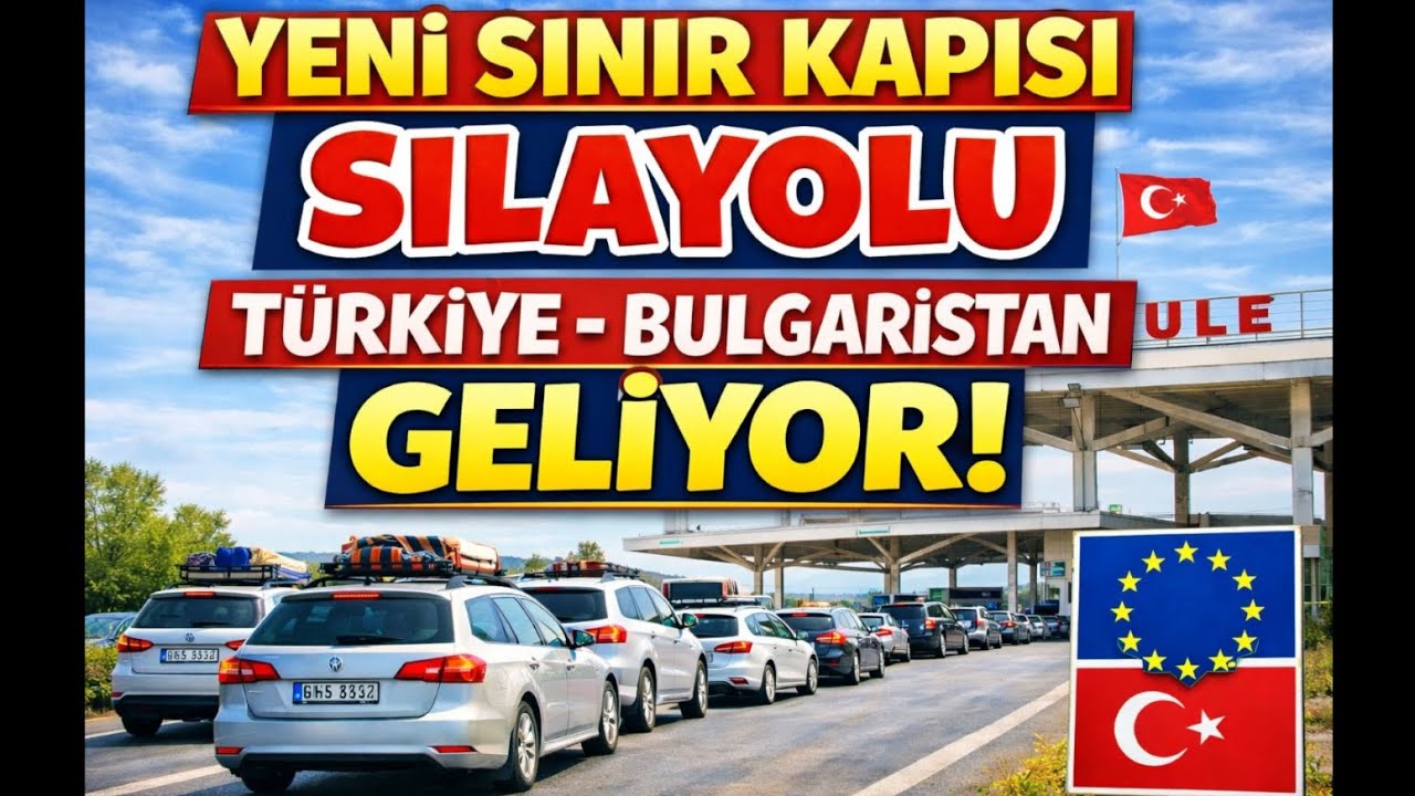 Türkiye–Bulgaristan Arasında Yeni Sınır Kapısı! Kapıkule Kuzey Geliyor! Sila Yolu