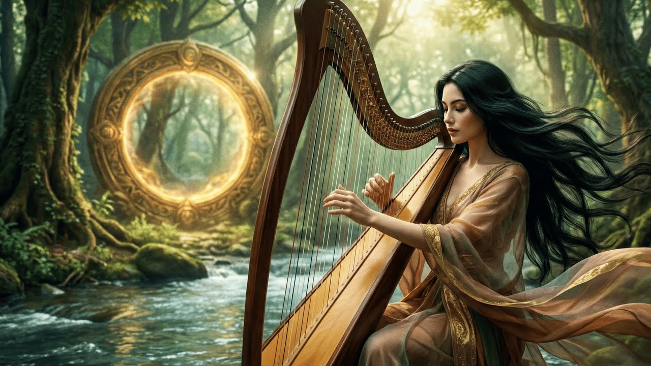 HARP & HEALING FREQUENCIES | 432Hz + 963Hz | Deep Emotional & Spiritual Renewal