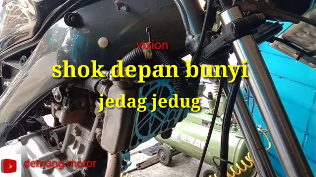 Cara mengatasi shok depan Vixion bunyi tok tok