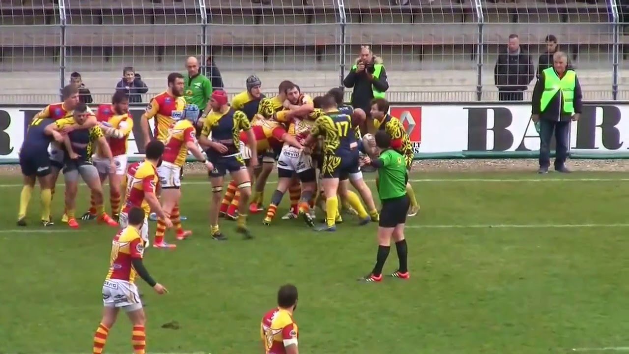 Résumé de Match SRA /AGDE - Rugby Fédérale 1 - 20.03.2016