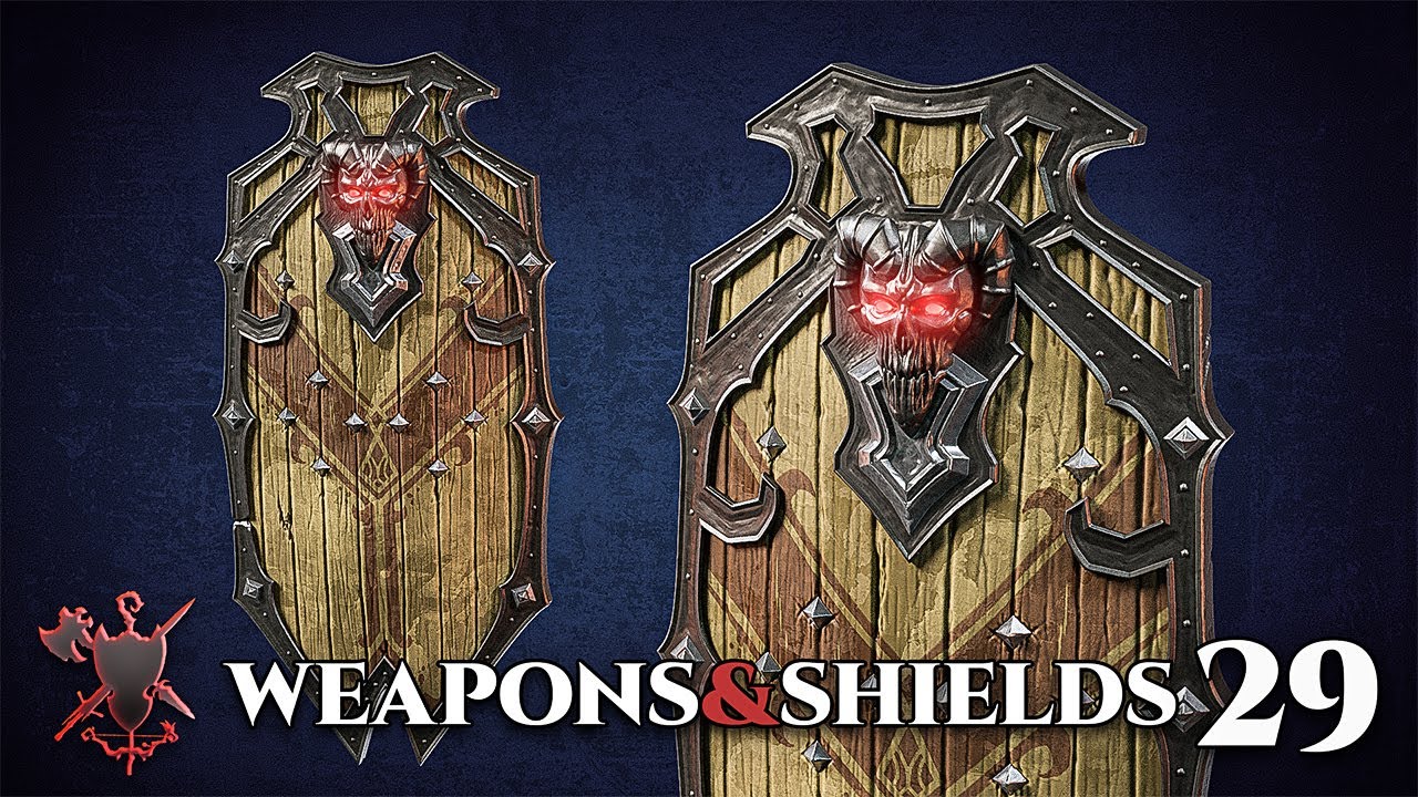 Weapons & Shields / 29 - Blender 2.81