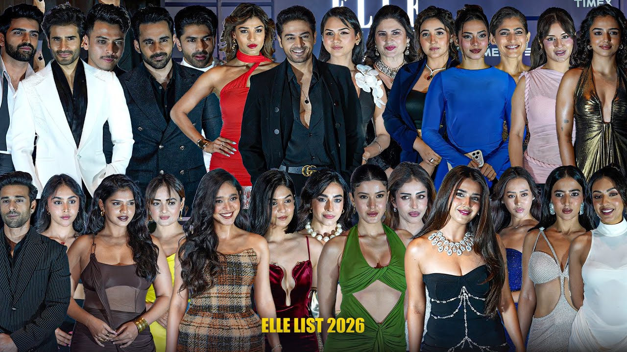 Celebrities Shine at ELLE List 2026 | Nagma, Avneet, GK, Pulkit, Shanaya & More Spotted 🌟