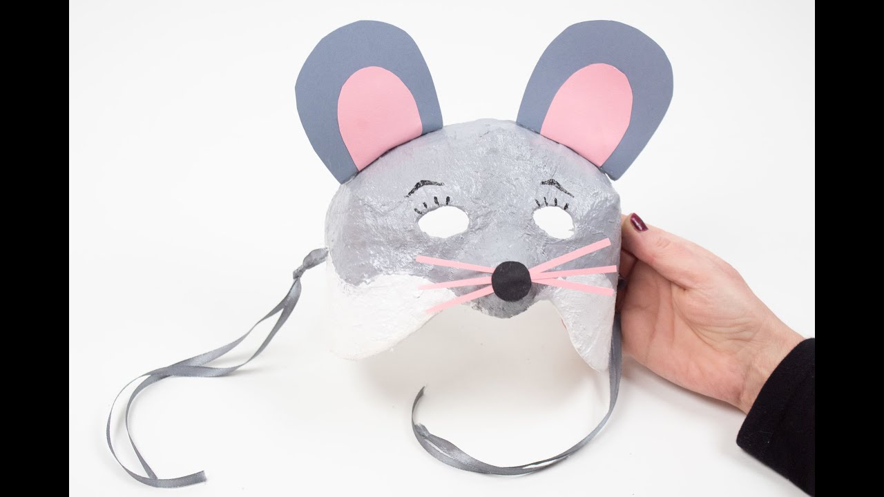 Cómo hacer un antifaz de ratoncito - Manualidades para carnaval
