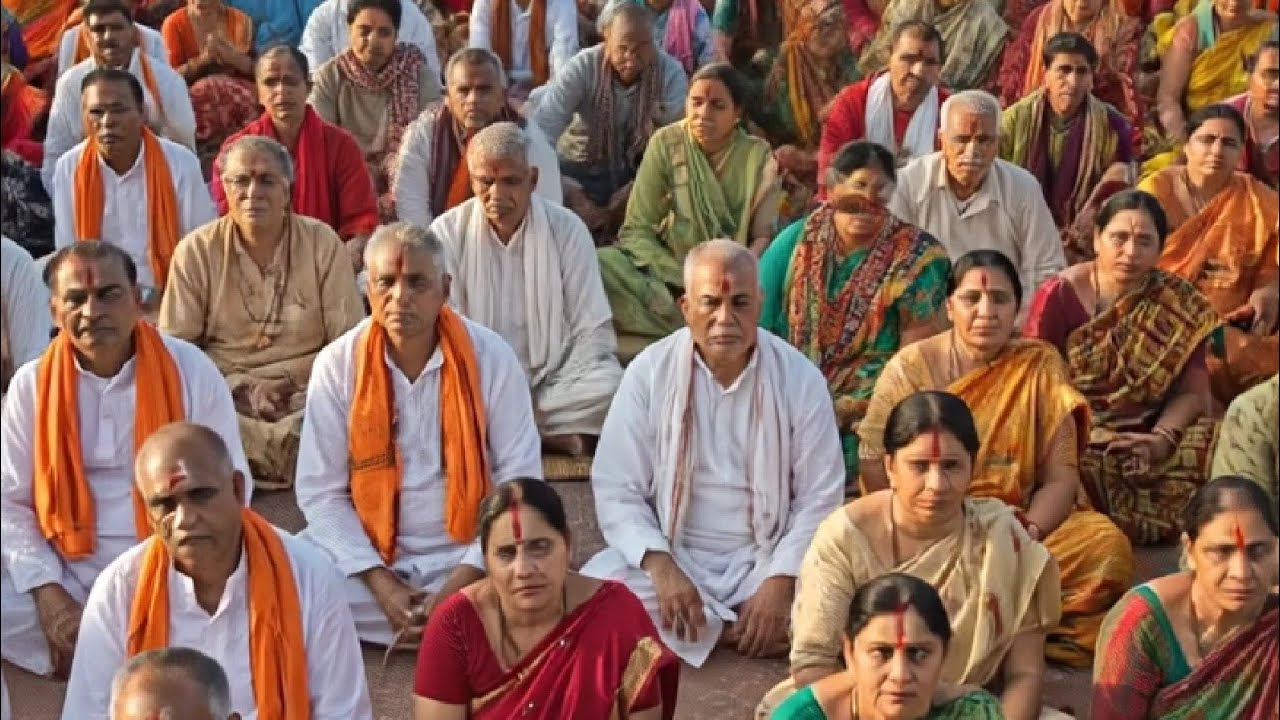 मंदिर में कीर्तन🌹लाइव है!