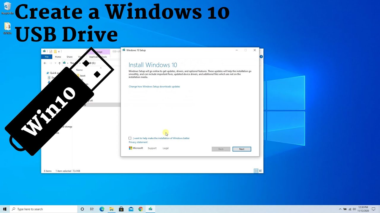How to Create a Backup USB for Windows 10