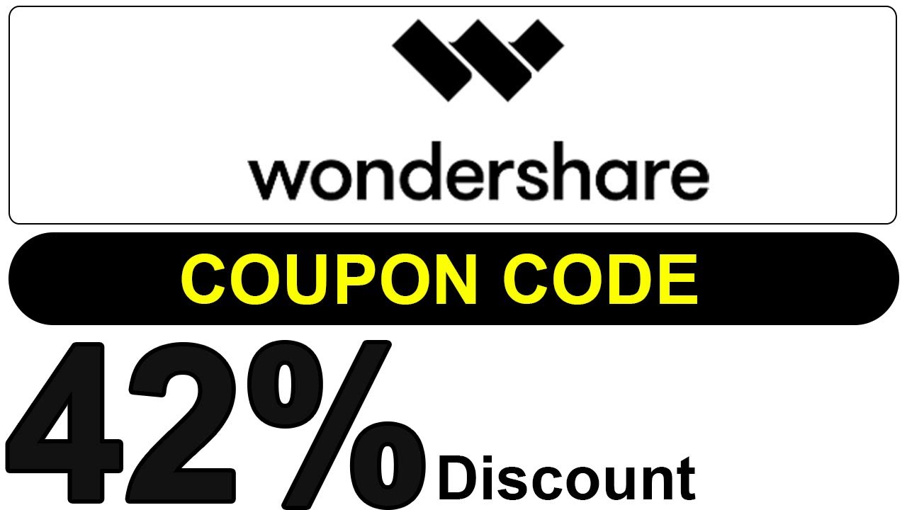 Wondershare Coupon Code For 2025