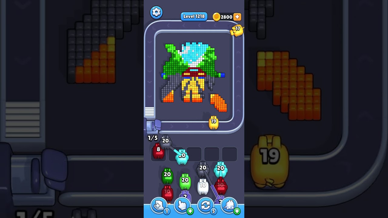 Pixel Flow Level 1218 