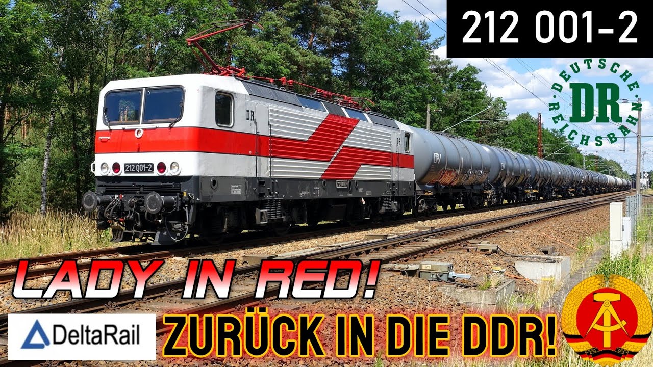 Wie zu DDR Zeiten! DeltaRail 212 001/ 143 001 ist die neue Lady in Red & Der Held der Arbeit!