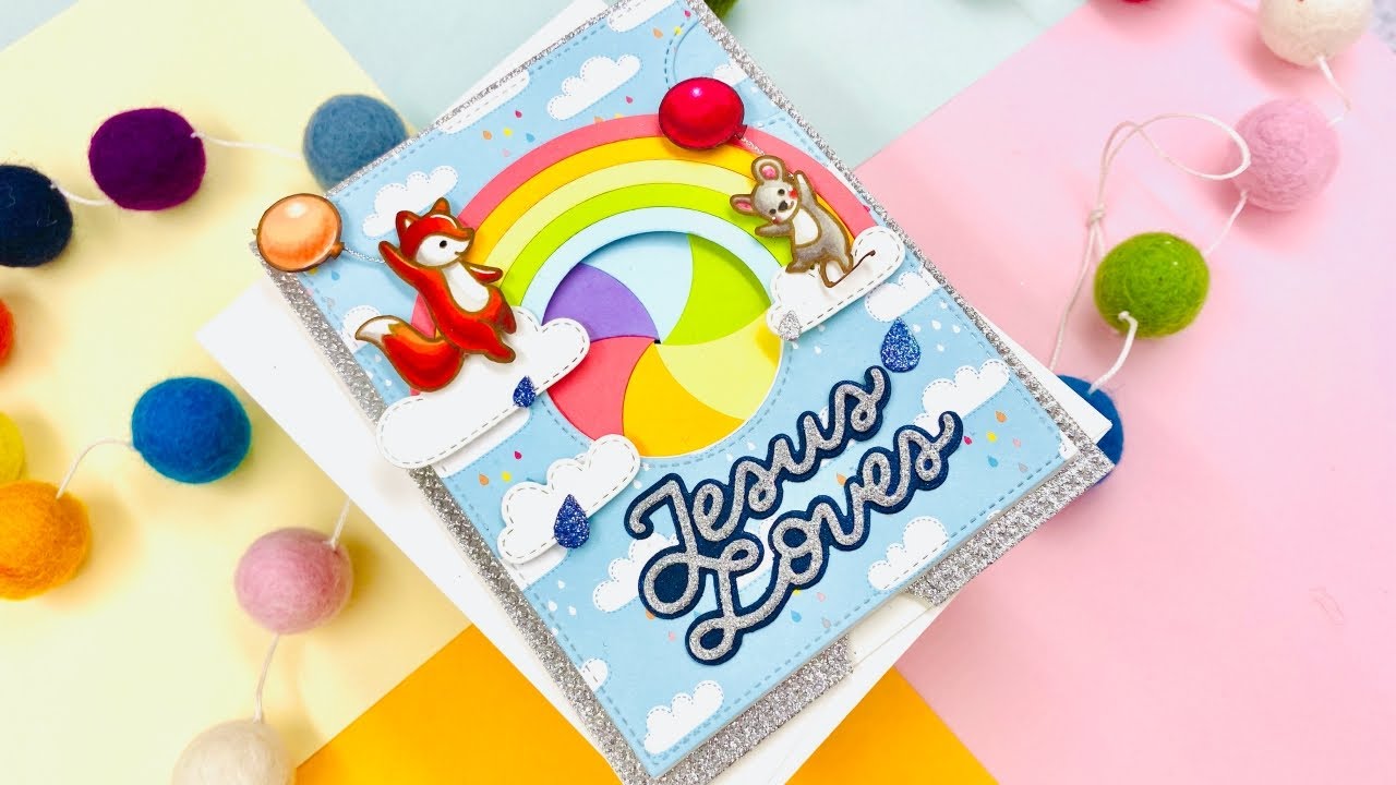 6 Blades Magic Iris Light-up Card/Lawn Fawn/Paper Circuit/Chibitronics/종이회로 카드/불이 켜지는 팝업카드/아이리스 카드