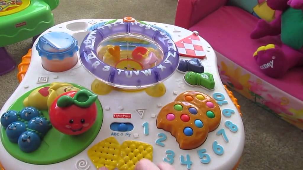 Fisher Price Reading Chair & Learning Table Product Reviews.avi