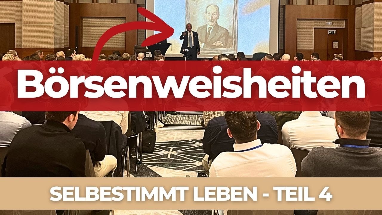 Vortrag zu Börsenweisheiten aus einem ganzen Leben als Investor.