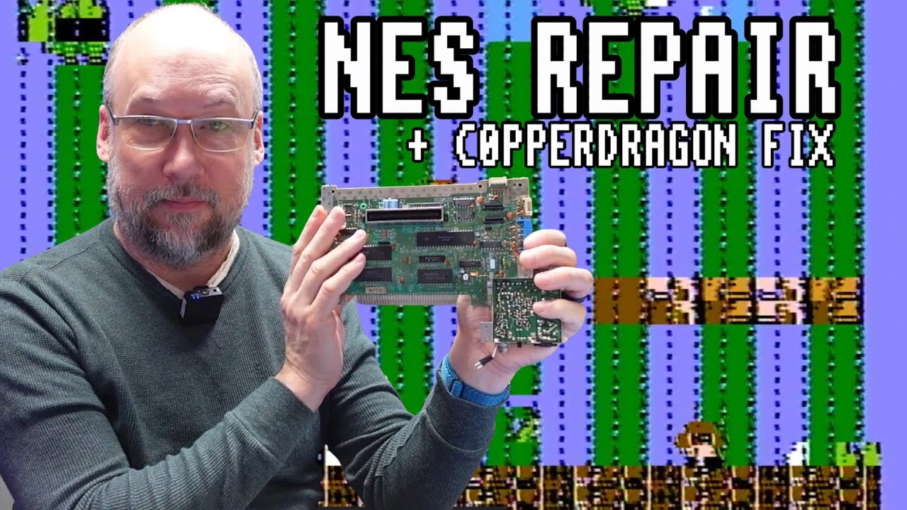 FIxing a NES motherboard with c0pperdragon PPU digitizer