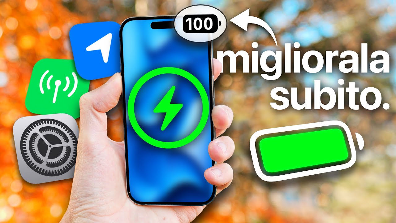 Questi 12 TRUCCHI RADDOPPIERANNO la BATTERIA di IPHONE! 🔋📱
