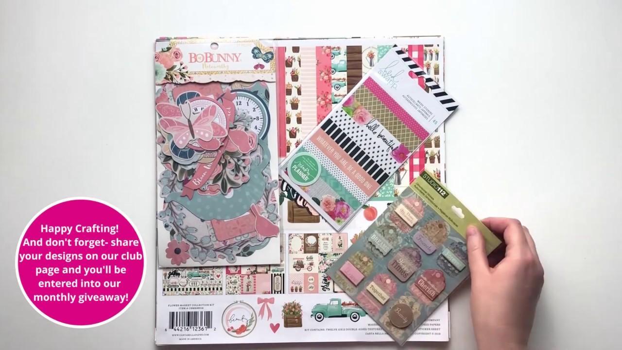 💮 The February 2020 Kit Reveal is here! #scrapbooking #scrapbookkit