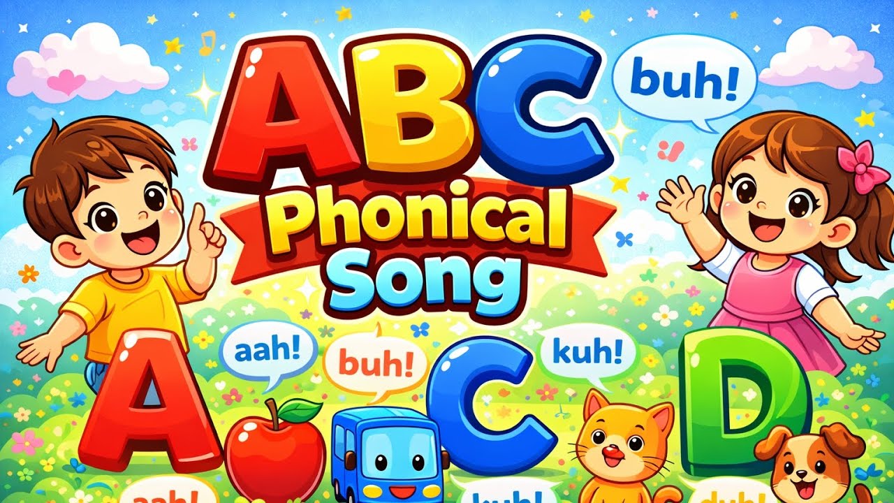 ABCD Phonics Song |💗 A से Z Phonical Sound | बच्चों के लिए Alphabet Learning💗