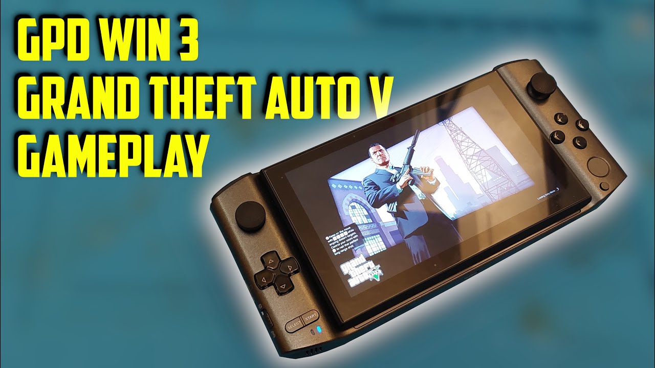 GPD WIN 3 playing Grand Theft Auto 5