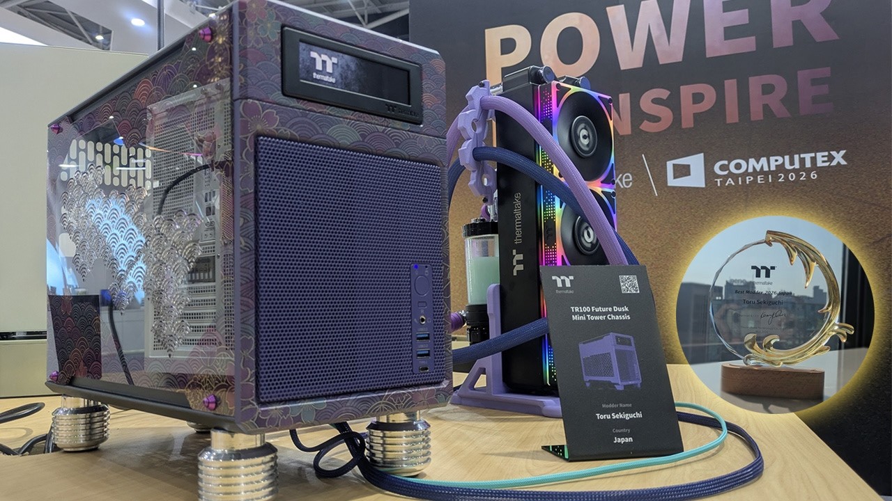 Thermaltake TR100 Custom Water Cooling PC build | COMPUTEX TAIPEI 2026 本格水冷