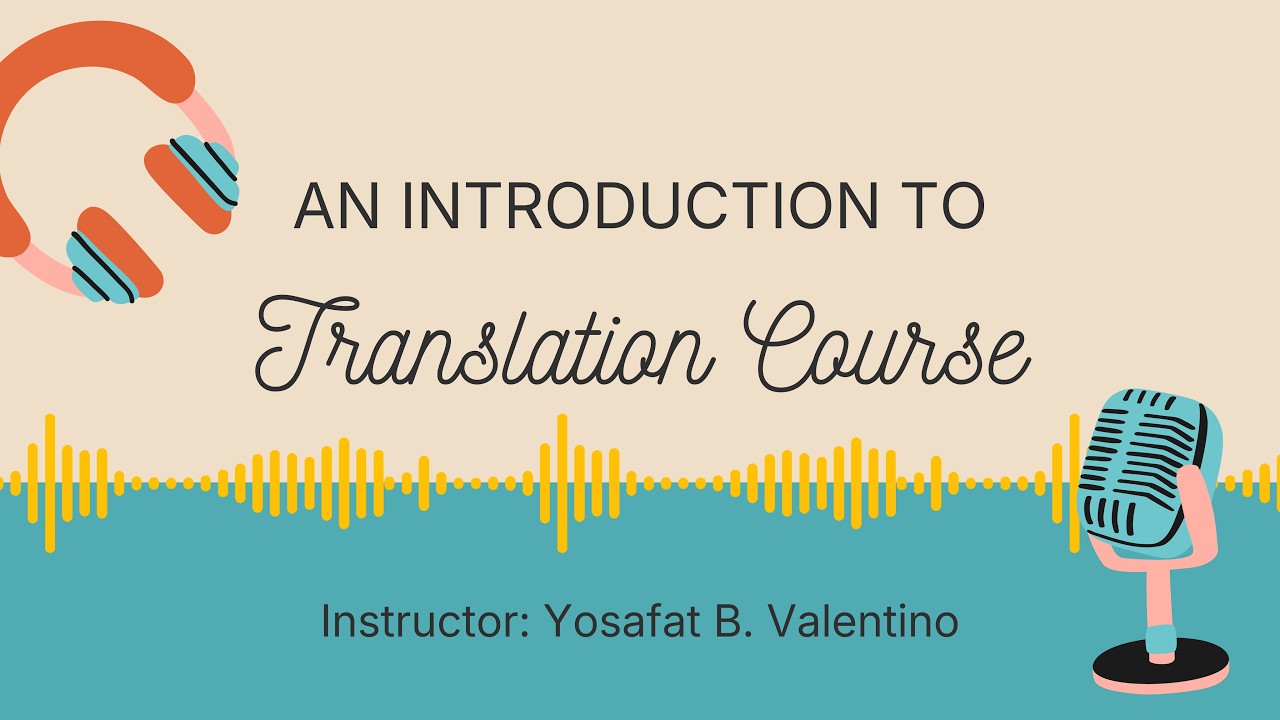 Introduction To Translation Course