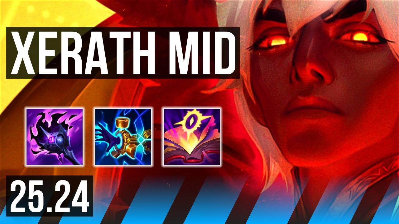 XERATH vs GALIO (MID) | KR Grandmaster | 25.24