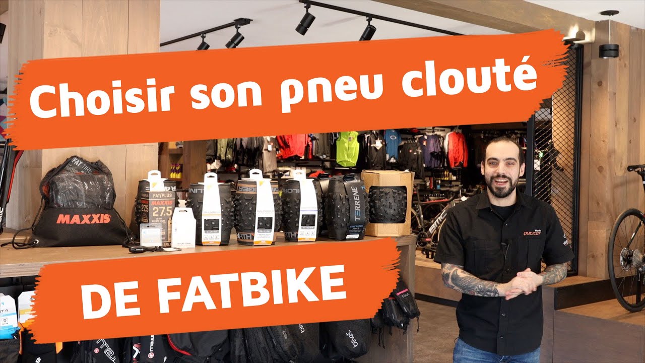 Choisir son pneu de Fatbike clouté