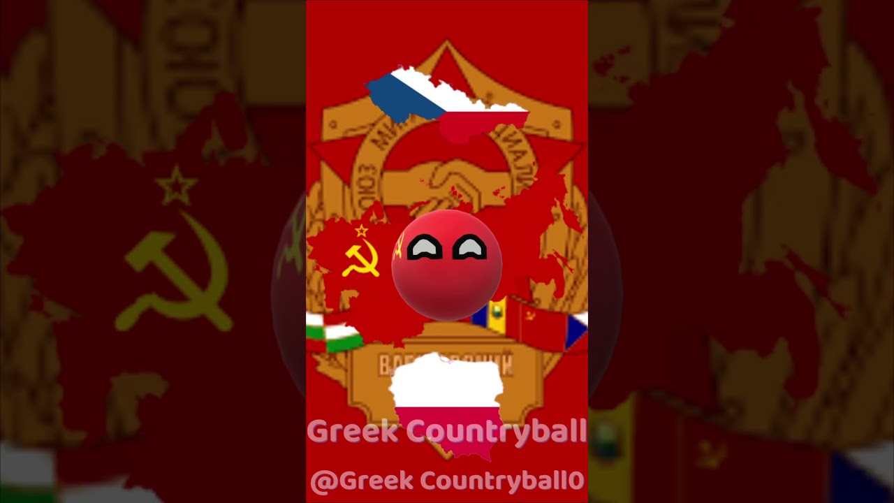 Warsaw pact vs NATO (100 VIDEO 😲) #countryballs #viral #funny #shorts