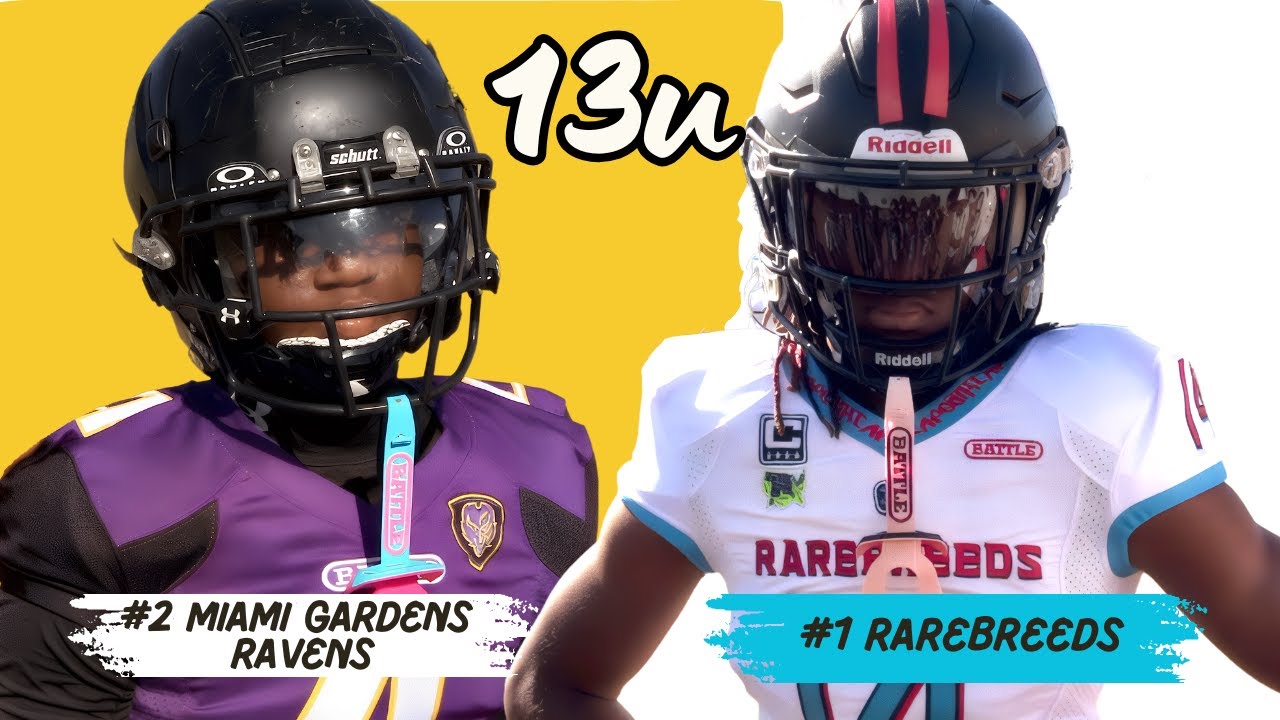 🏆 🎥 13U #1 Rare Breeds kontra #2 Miami Gardens Ravens | FLA kontra GA | 🔥 Mistrzostwa Narodowe Mł...