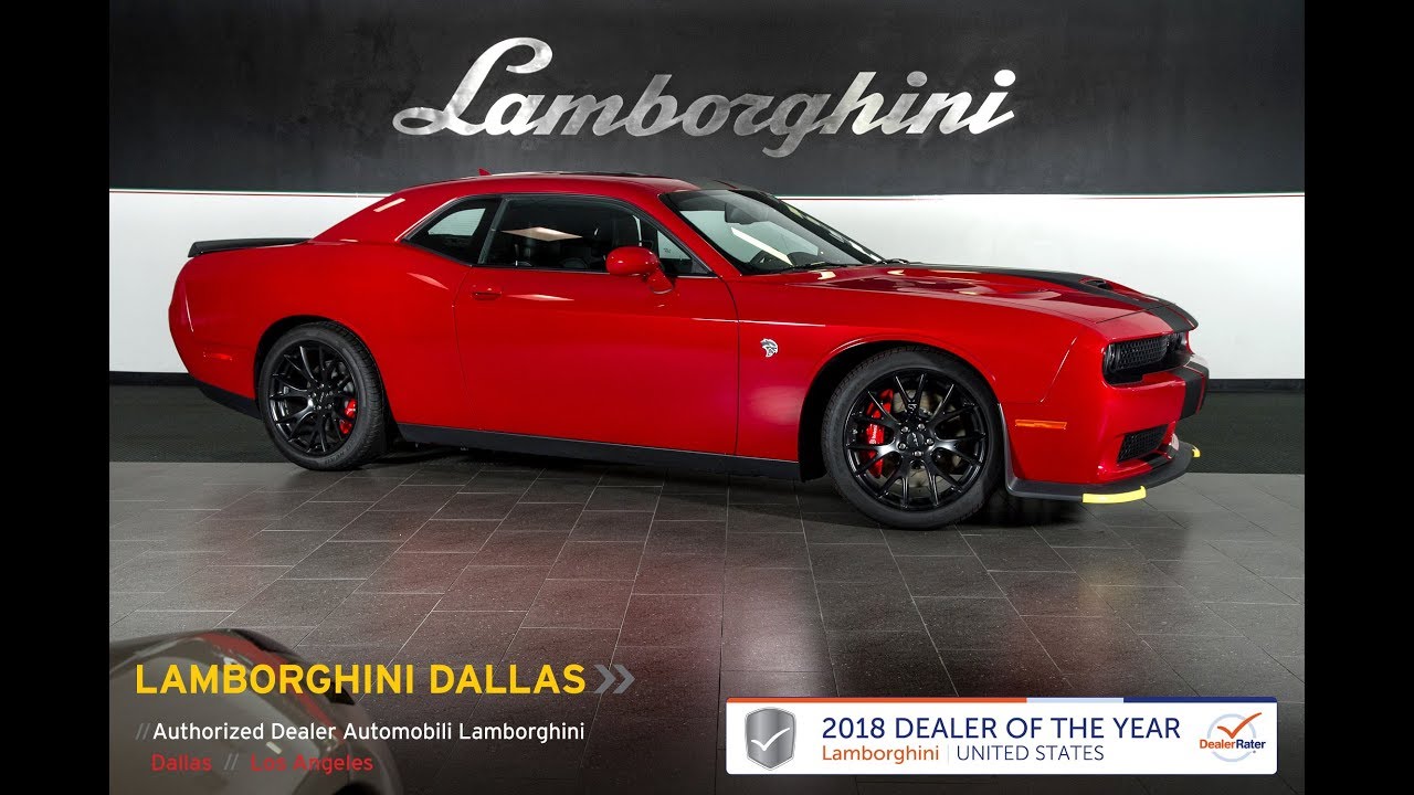 2016 Dodge Challenger SRT Hellcat Redline Red 18L0082A