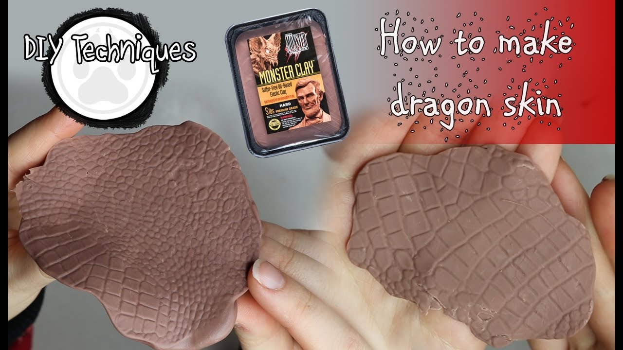 How to Sculpt Dragon skin with Monster Clay