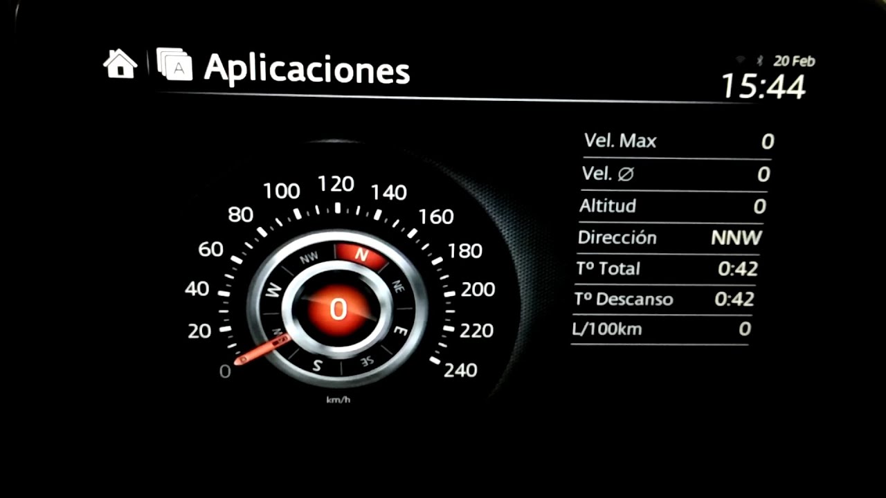 MAZDA APP SPEEDOMETER 3.5