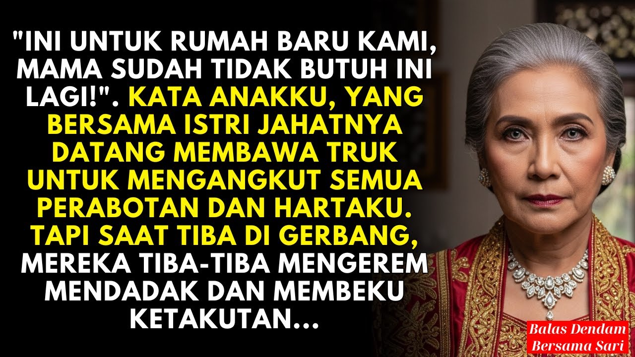 Anakku Datang Bawa Truk, Menguras Habis Semua Harta Peninggalan Ayahnya.