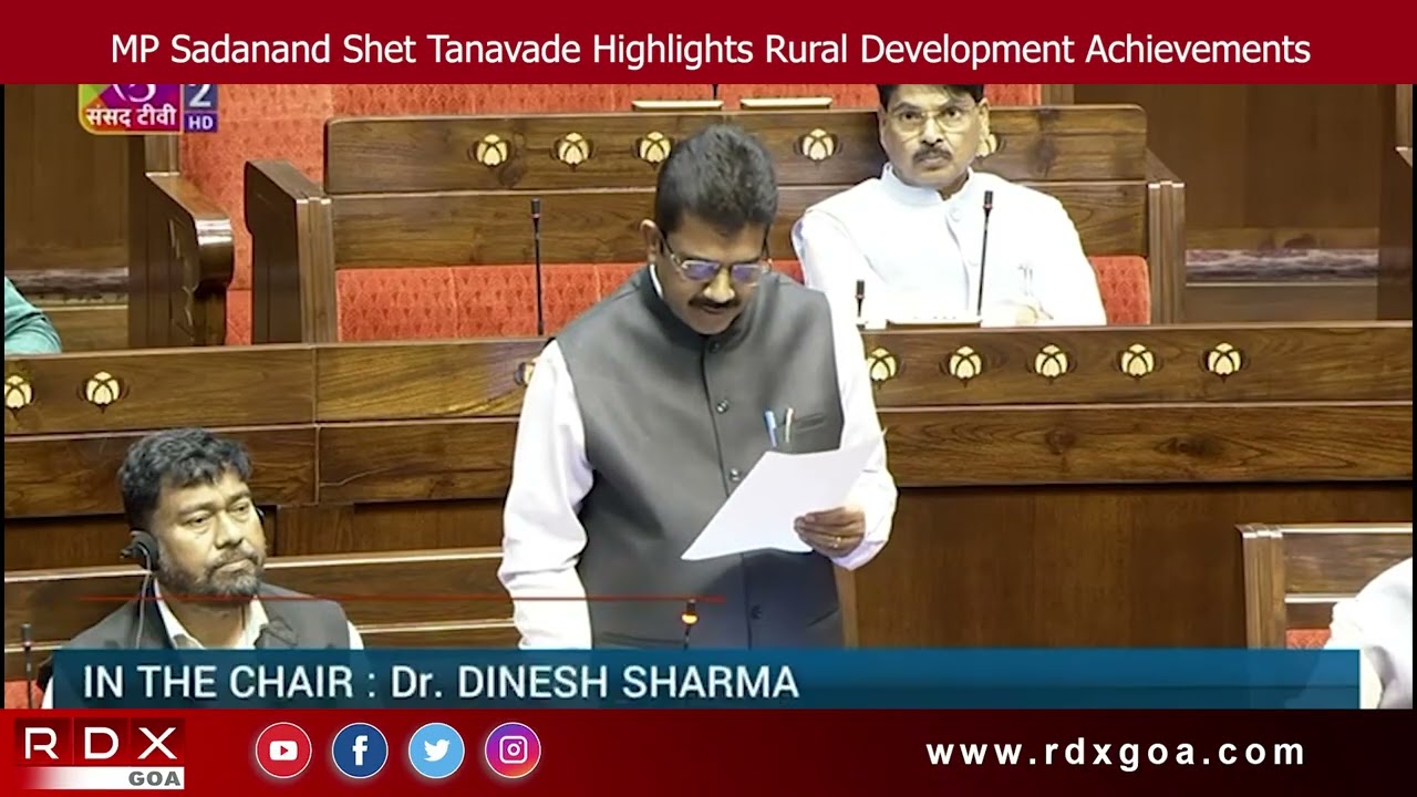 MP Sadanand Shet Tanavade Highlights Rural Development Achievements