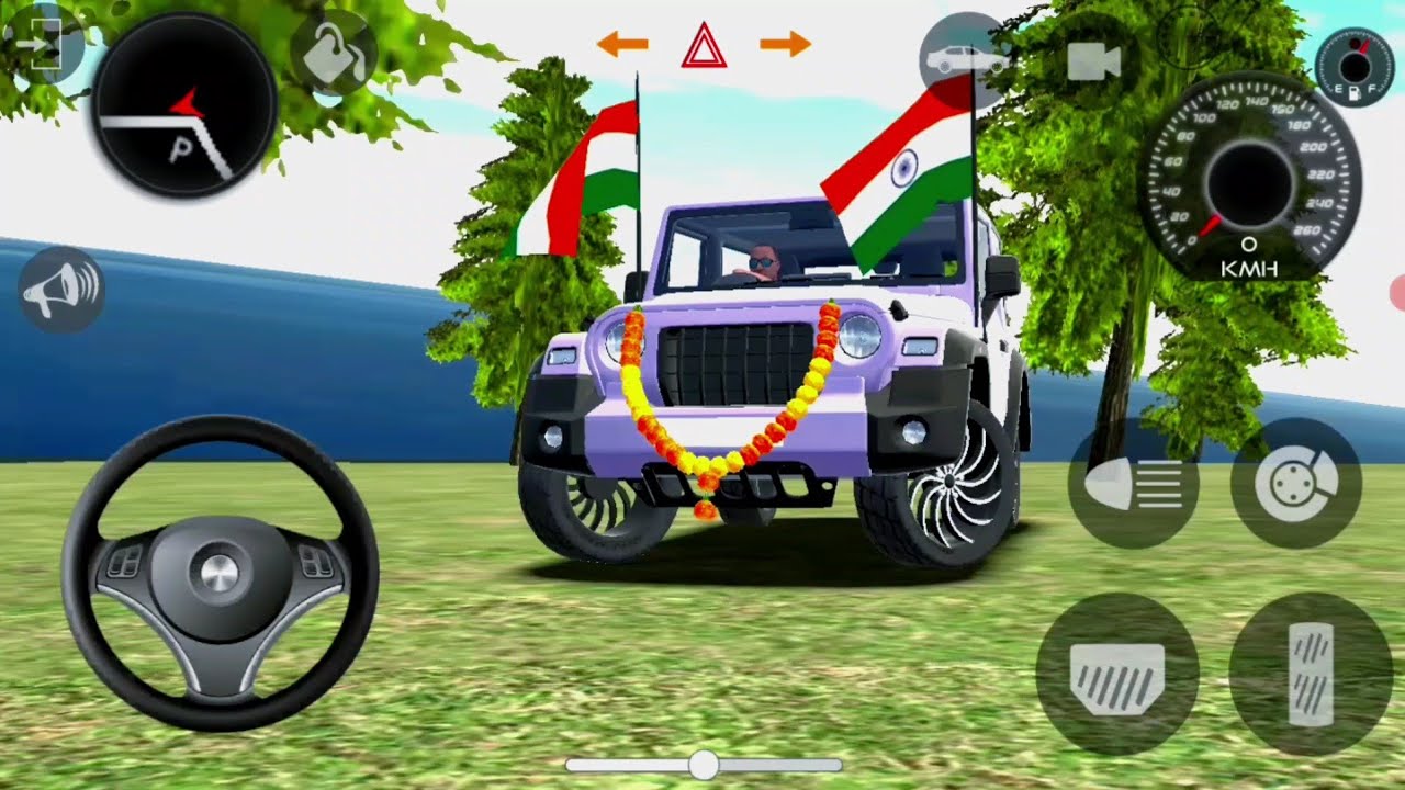 Modified Mahindra Thar😈Games:Indian White Thar (Gadi Wala Games) Car Game Android Game - #2025​​