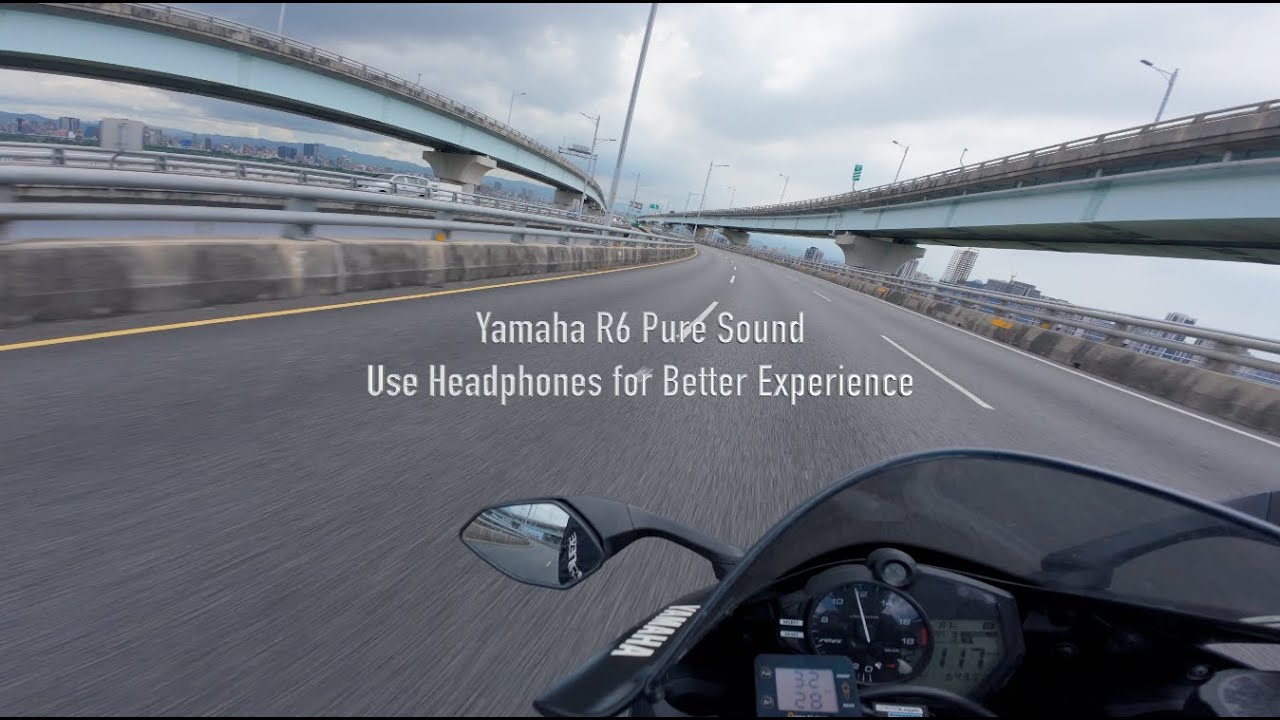 [Pure Sound 4K] | YAMAHA R6 | Speedy Speed Boy | Taiwan | POV Sound | Akrapovic Exhaust | ASMR