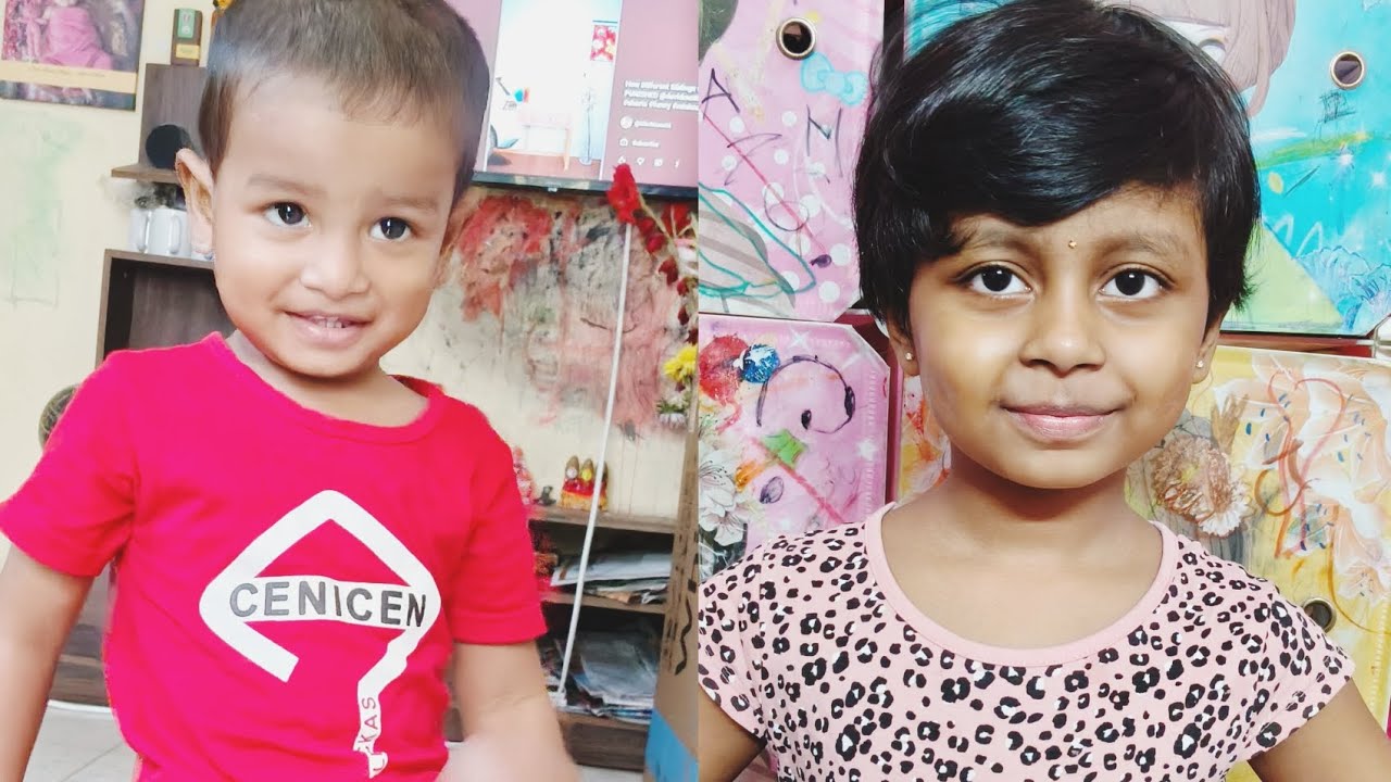 Cheler sokal haircut holo r meyer evening e ear piercing korie onek din er iche puron holo.