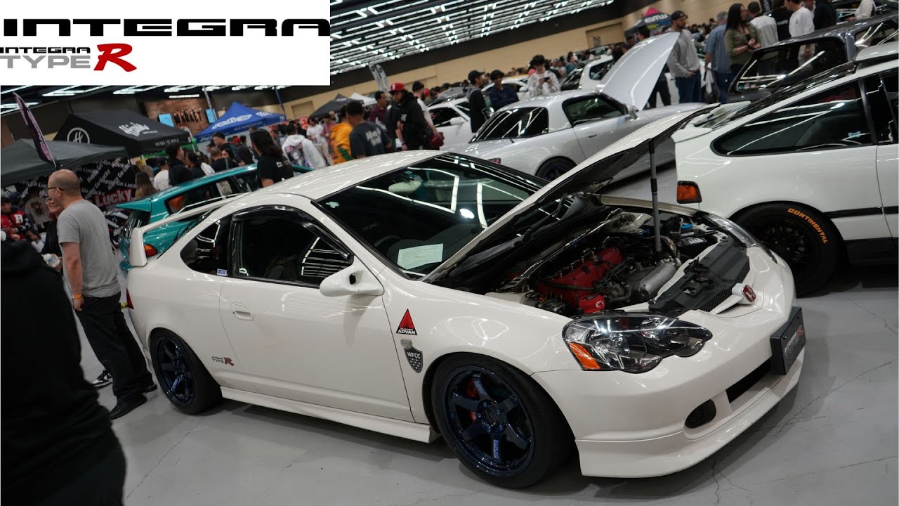 DC5 Honda Integra Type R DC2 RHD CRX at Wekfest car show Seattle 2022 EP3 car meet