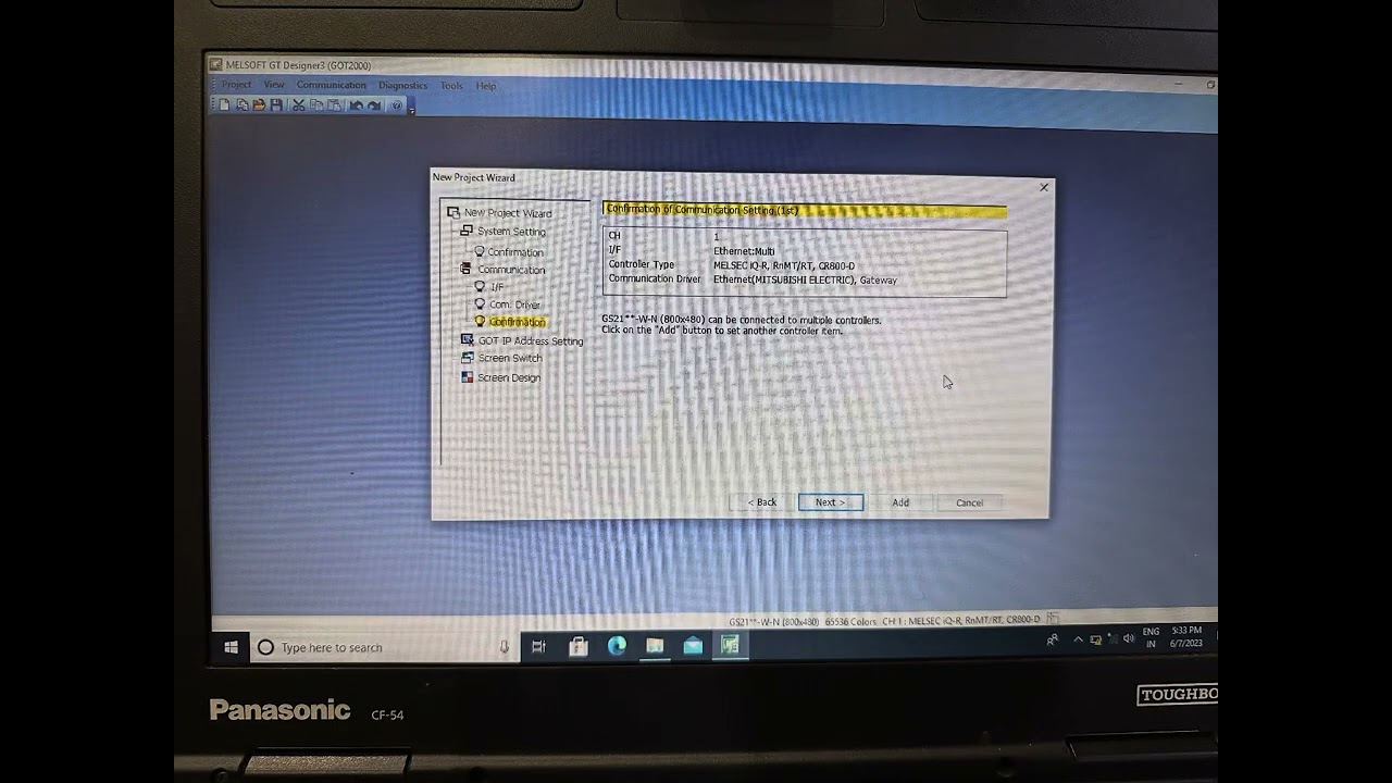 Mitsubishi GOT 2000 Series: Installation GS2107-WTBD-N