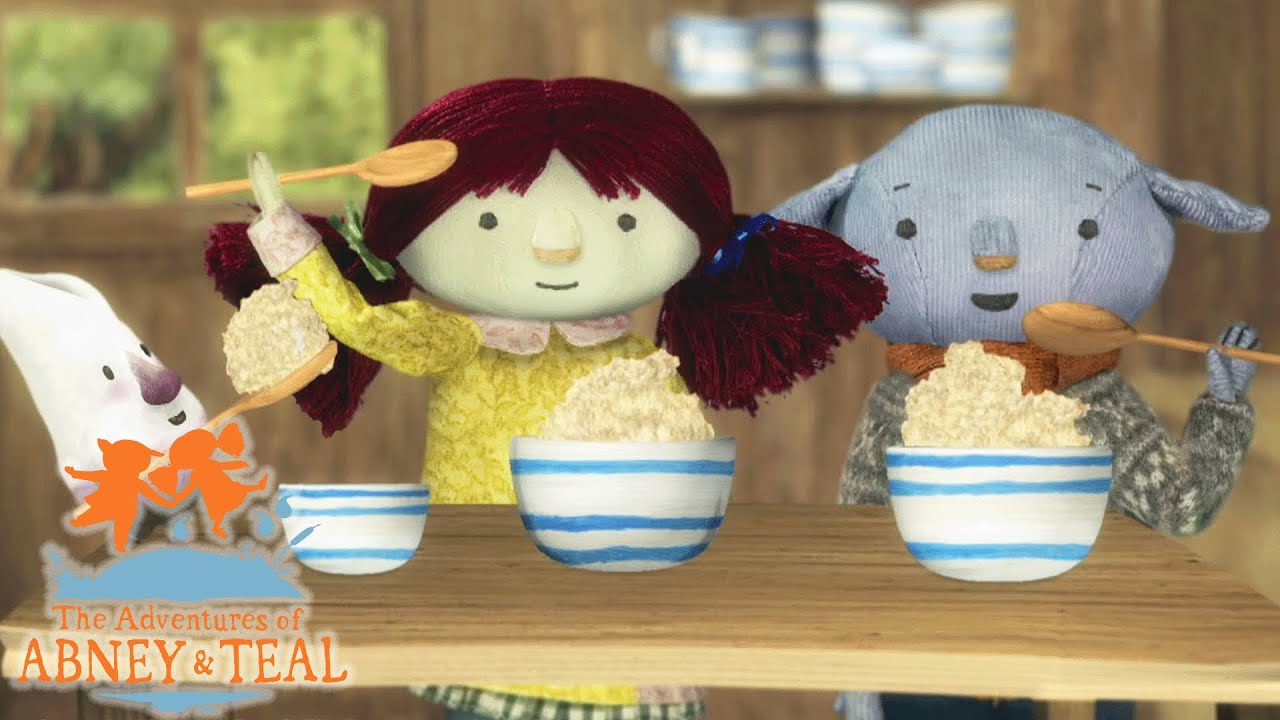 The Porridge Party | The Adventures of Abney & Teal | Episodes 1-3 | Full Episodes for Kids