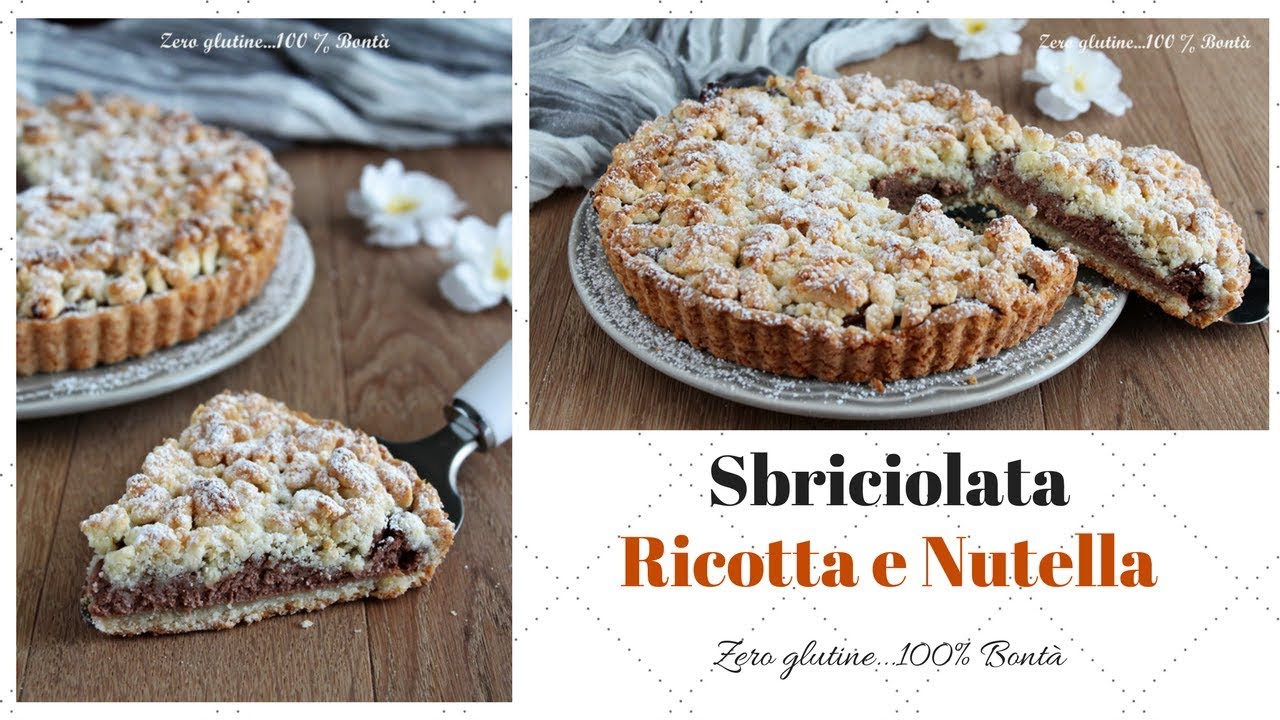 Sbriciolata ricotta e nutella