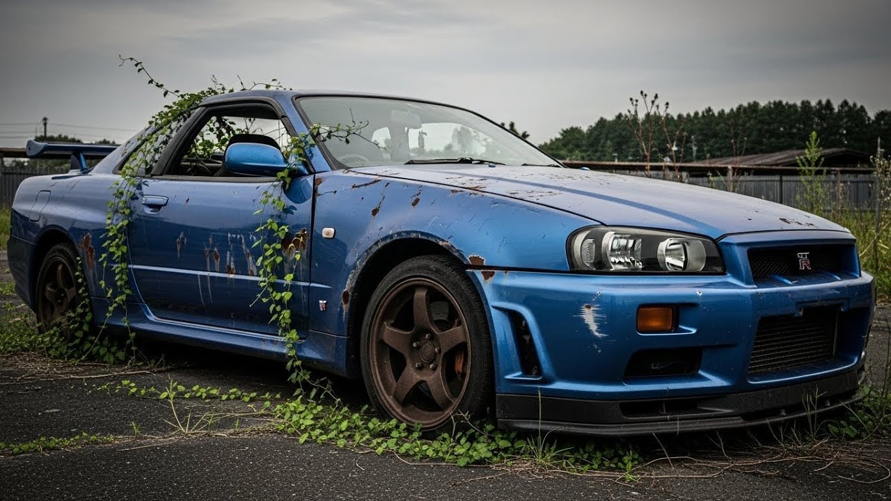 ASMR Restoration of an Abandoned Nissan Skyline GT-R R34 (1999) | Full Rebuild