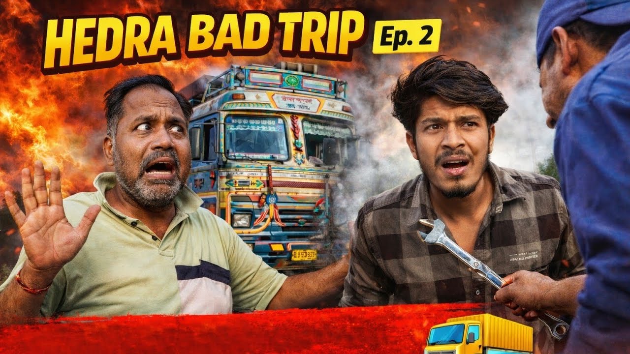 Hyderabad trip episode 2 truck 🚛 breck dowan 🙁🙁🙁