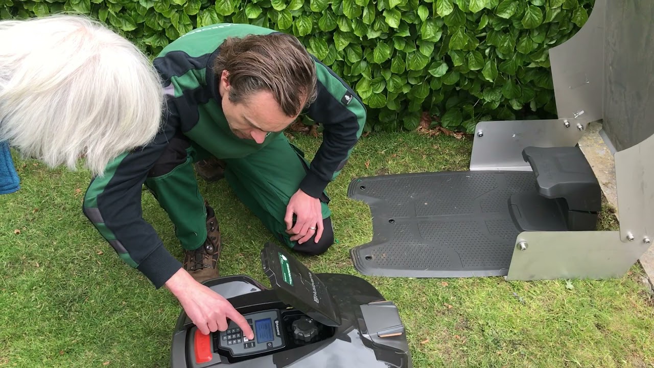 Uitleg over gebruik Husqvarna Automower 305 na installatie