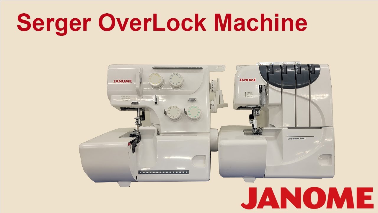 Serger Overlock Machine  English