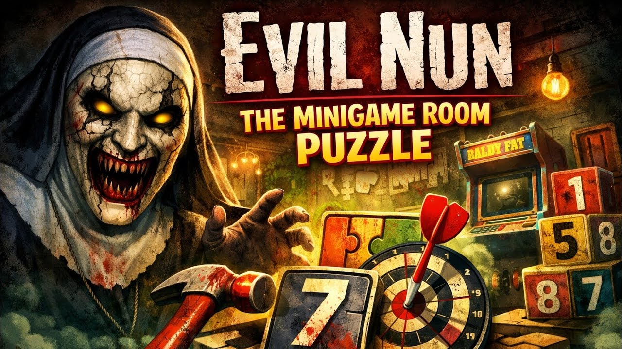 THE PINK ROOM PUZZLE IS COMPLETE I EVIL NUN PART 2 #evilnun 