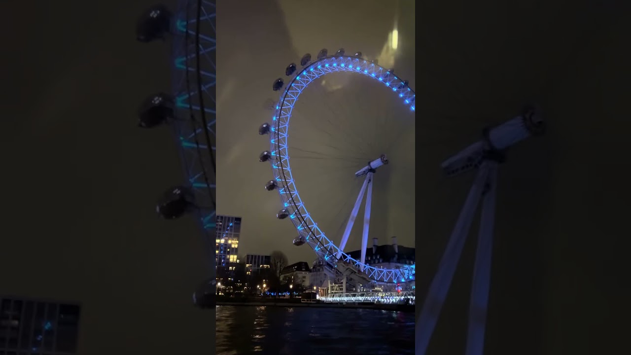 London Night water ride in Uber Ride #london #new #travel #uber #water #waterride 