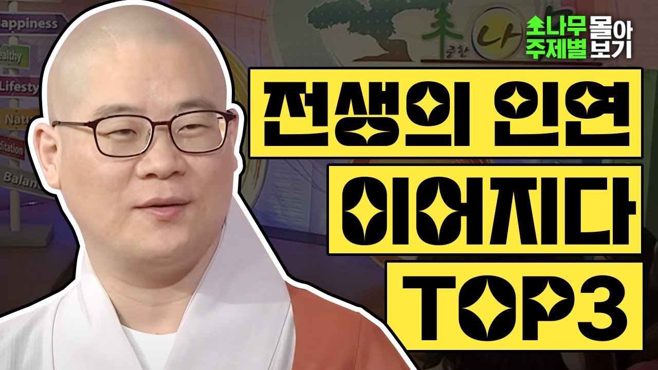 전생부터 이어진 인연 TOP3 [광우스님 소나무 주제별 몰아보기]
